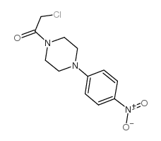 1-(CHLOROACETYL)-4-(4-NITROPHENYL)PIPERAZINE Structure