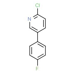 2-Chloro-5-(4-fluorophenyl)pyridine结构式