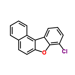 8-Chloro-benzo[b]naphtho[1,2-d]furan结构式