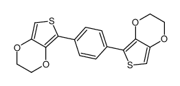 5-[4-(2,3-dihydrothieno[3,4-b][1,4]dioxin-5-yl)phenyl]-2,3-dihydrothieno[3,4-b][1,4]dioxine结构式