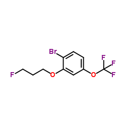 1-Bromo-2-(3-fluoropropoxy)-4-(trifluoromethoxy)benzene结构式