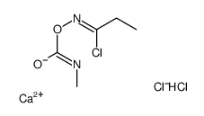 calcium,[(Z)-1-chloropropylideneamino] N-methylcarbamate,dichloride Structure