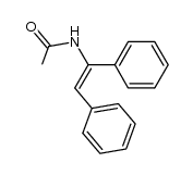 N-acetyl-1,3-diphenylpropenamine Structure