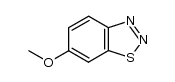 6-methoxy-1,2,3-benzothiadiazole结构式