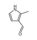 2-Methyl-1H-Pyrrole-3-carboxaldehyde结构式