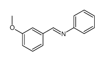 1-(3-methoxyphenyl)-N-phenylmethanimine结构式
