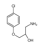 (2S)-1-amino-3-(4-chlorophenoxy)propan-2-ol结构式