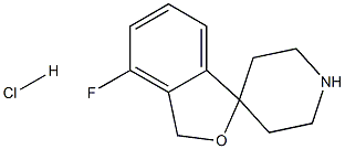 4-Fluoro-3H-spiro[2-benzofuran-1,4'-piperidine] hydrochloride structure