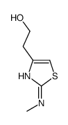 4-Thiazoleethanol,2-(methylamino)-结构式