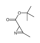 2H-Azirine-2-carboxylicacid,3-methyl-,1,1-dimethylethylester,(R)-(9CI) structure