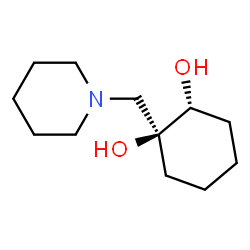1,2-Cyclohexanediol, 1-(1-piperidinylmethyl)-, trans- (9CI) structure