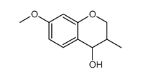7-methoxy-3-methylchroman-4-ol Structure