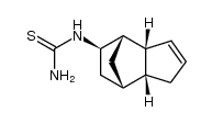 5c-thioureido-(3arH.7acH)-3a.4.5.6.7.7a-hexahydro-4c.7c-methano-indene结构式