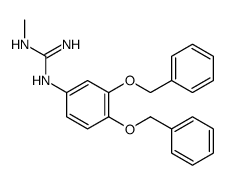1-[3,4-bis(phenylmethoxy)phenyl]-2-methylguanidine结构式