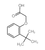 2-(2-(叔丁基)苯氧基)乙酸结构式