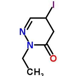 2-Ethyl-5-iodo-4,5-dihydro-3(2H)-pyridazinone Structure