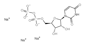 尿苷-5'-二磷酸钠盐结构式