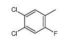 4,5-DICHLORO-2-FLUOROTOLUENE结构式