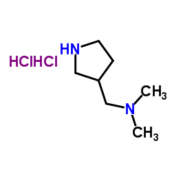 N,N-Dimethyl(pyrrolidin-3-yl)Methanamine hydrochloride structure