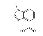 1H-Benzimidazole-4-carboxylicacid,1,2-dimethyl-(9CI)结构式
