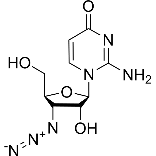 3’-Deoxy-3’-azido-isocytidine结构式