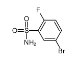5-Bromo-2-fluorobenzenesulfonamide结构式