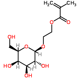 2-(β-D-Galactopyranosyloxy)ethyl methacrylate Structure