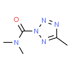 2H-Tetrazole-2-carboxamide,N,N,5-trimethyl-(9CI)结构式