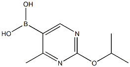 4-Methyl-2-(iso-propoxy)pyrimidine-5-boronic acid结构式