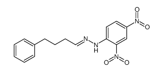 4-phenyl-butyraldehyde-(2,4-dinitro-phenylhydrazone)结构式