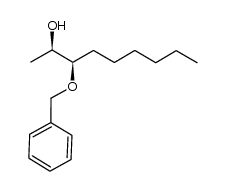 (2R,3R)-3-benzyloxynonan-2-ol结构式