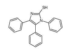 1,4,5-三苯基-1H-咪唑-2-硫醇结构式