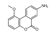 1-methoxy-8-amino-6H-dibenzo[b,d]pyran-6-one结构式