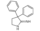 3,3-diphenyl-2-pyrrolidinimine结构式