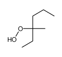 1-Ethyl-1-methylbutyl hydroperoxide Structure