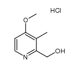 (4-methoxy-3-methylpyridin-2-yl)methanol hydrochloride结构式