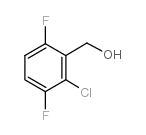 2-chloro-3,6-difluorobenzyl alcohol Structure