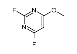 Pyrimidine, 2,4-difluoro-6-methoxy- (8CI,9CI)结构式