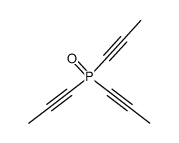 tri-prop-1-ynyl-phosphane oxide Structure
