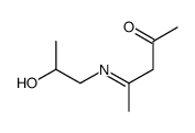 4-(2-hydroxypropylimino)pentan-2-one Structure