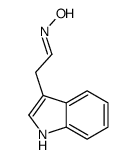 (1H-Indol-3-yl)acetaldoxime Structure