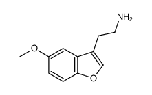 2-(5-Methoxy-1-benzofuran-3-yl)ethanamine Structure