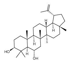 2β,6α-dihydroxy-20(29)-lupene结构式