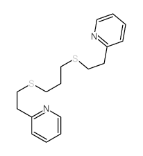 Pyridine,2,2'-[1,3-propanediylbis(thio-2,1-ethanediyl)]bis- (9CI) structure