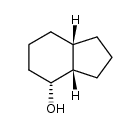 (+/-)-endo,cis-bicyclo[4.3.0]nonan-2-ol Structure