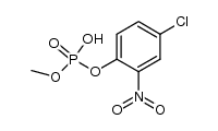 Methyl-(4-chloro-2-nitro-phenyl)-phosphat Structure