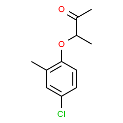 3-(4-Chloro-2-methylphenoxy)-2-butanone结构式