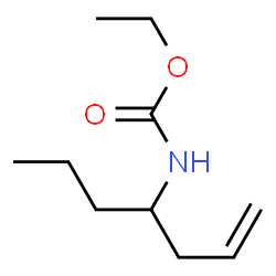Carbamic acid,(1-propyl-3-butenyl)-,ethyl ester (9CI)结构式