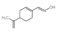 1-Cyclohexene-1-carboxaldehyde,4-(1-methylethenyl)-, oxime, [C(Z)]- Structure