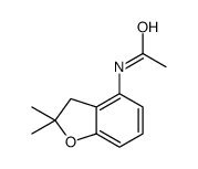 N-(2,2-dimethyl-3H-1-benzofuran-4-yl)acetamide结构式